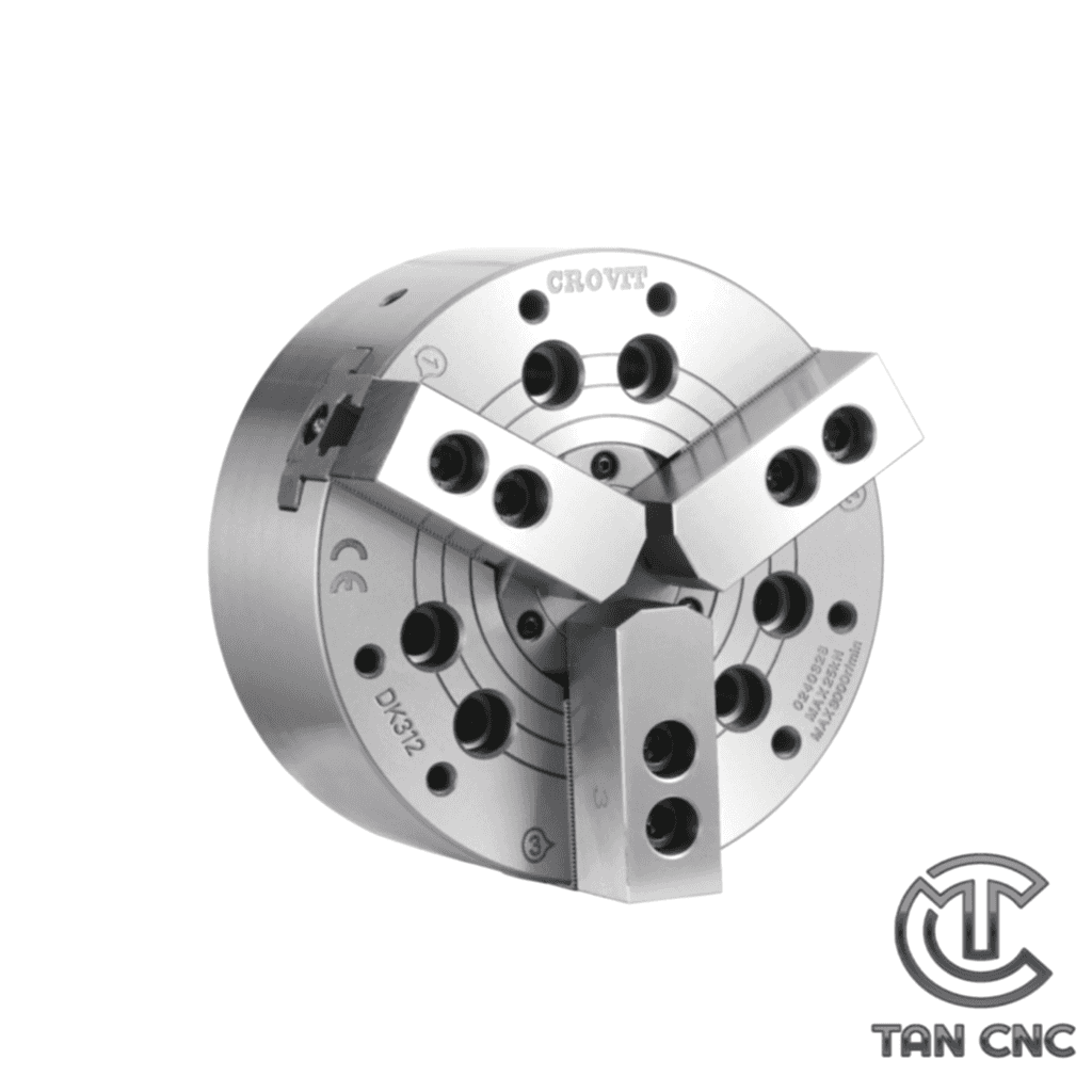 Sanayi tipi CNC torna 3 ayaklı hidrolik aynalar