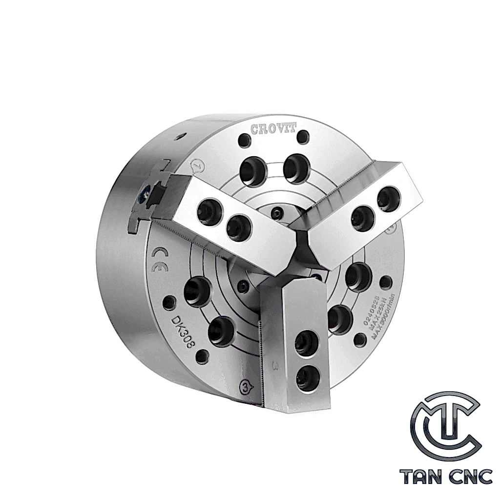 CNC torna tezgahları için 3 ayaklı hidrolik ayna